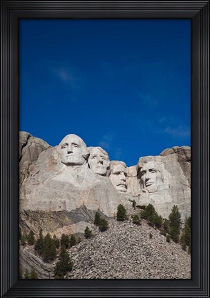 Framed Mount Rushmore National Memorial, Keystone, South Dakota Print