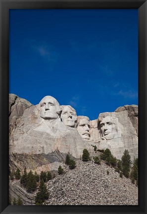 Framed Mount Rushmore National Memorial, Keystone, South Dakota Print