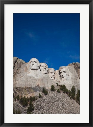 Framed Mount Rushmore National Memorial, Keystone, South Dakota Print