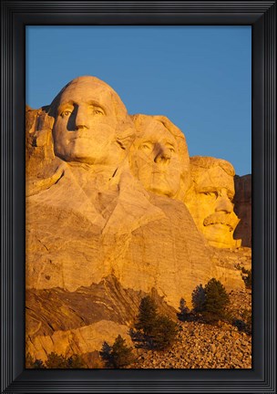 Framed Mount Rushmore,  South Dakota Print