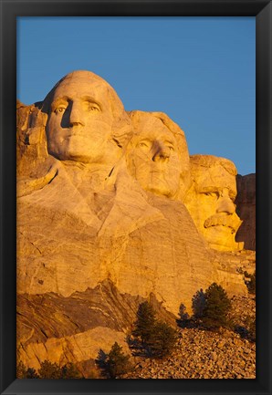 Framed Mount Rushmore,  South Dakota Print