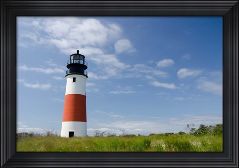 Framed Sankaty lighthouse, Nantucket Print