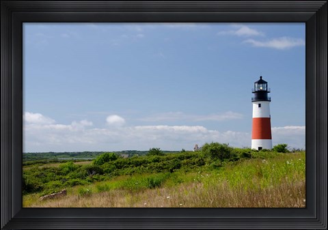 Framed Massachusetts, Nantucket, Sankaty lighthouse Print
