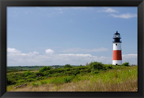 Framed Massachusetts, Nantucket, Sankaty lighthouse Print