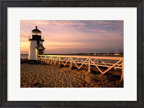 Framed Massachusetts, Nantucket Island, Brant Point Print