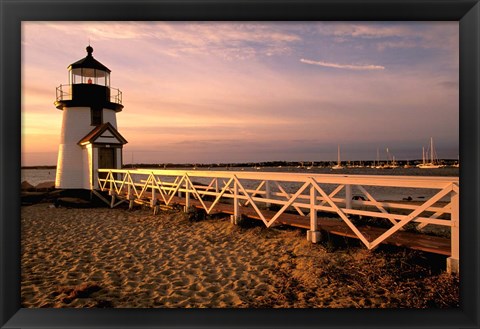 Framed Massachusetts, Nantucket Island, Brant Point Print