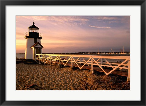 Framed Massachusetts, Nantucket Island, Brant Point Print