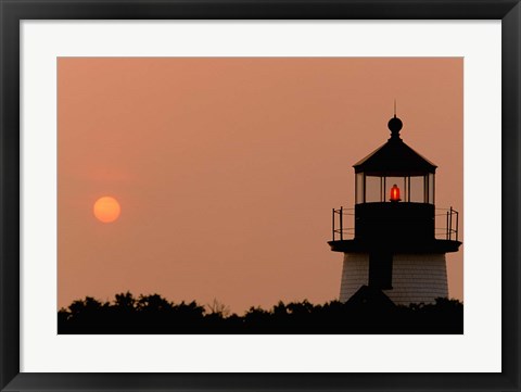 Framed Brand Point Island, Nantucket Print