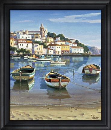 Framed Borgo Sul Mare Print