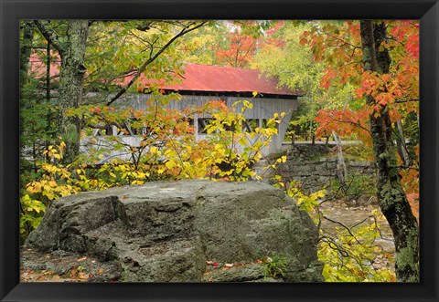 Framed Albany Bridge, White Mountain Forest, New Hampshire Print