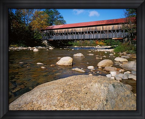 Framed Albany Covered Bridge, White Mountain National Forest, New Hampshire Print