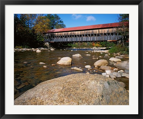 Framed Albany Covered Bridge, White Mountain National Forest, New Hampshire Print