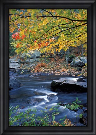 Framed Packers Falls on the Lamprey River, New Hampshire Print