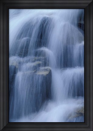 Framed Stairs Fall, Bumpus Brook, White Mountain National Forest, New Hampshire Print