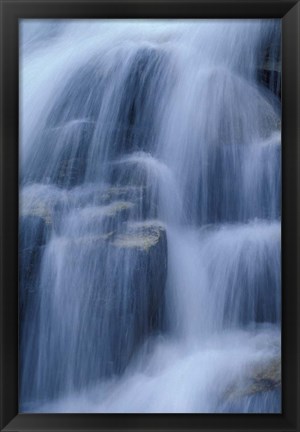 Framed Stairs Fall, Bumpus Brook, White Mountain National Forest, New Hampshire Print