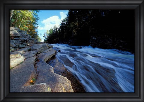Framed Ammonoosuc River Falls, Cohos Trail, New Hampshire Print