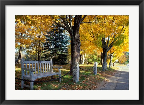 Framed Fall in New England, New Hampshire Print