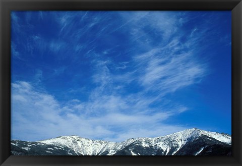 Framed Franconia Ridge, White Mountains, New Hampshire Print