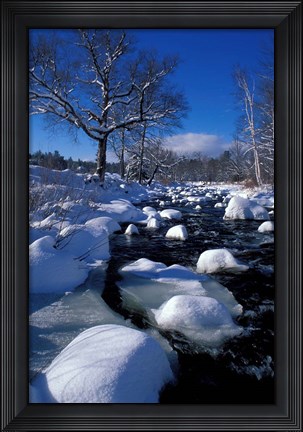 Framed Wildcat River, New Hampshire Print