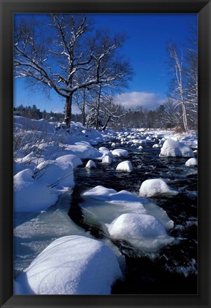 Framed Wildcat River, New Hampshire Print