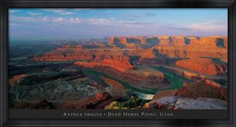 Framed Anonymous - Dead Horse Point, Utah Size 54.5x27.5 Print