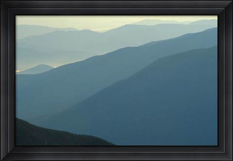 Framed Ridges of the Carter Range from Lion Head, White Mountains National Forest, New Hampshire Print