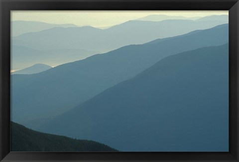 Framed Ridges of the Carter Range from Lion Head, White Mountains National Forest, New Hampshire Print