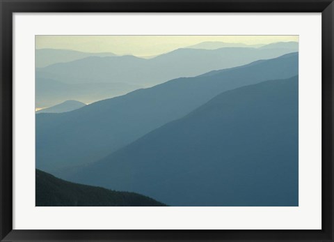 Framed Ridges of the Carter Range from Lion Head, White Mountains National Forest, New Hampshire Print