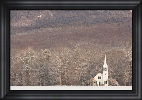 Framed Wonalancet Union Chapel, White Mountains, New Hampshire Print