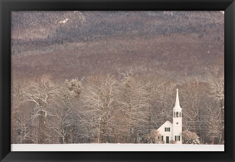 Framed Wonalancet Union Chapel, White Mountains, New Hampshire Print