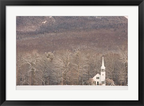 Framed Wonalancet Union Chapel, White Mountains, New Hampshire Print