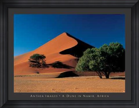 Framed Dune in Namib, Africa Print
