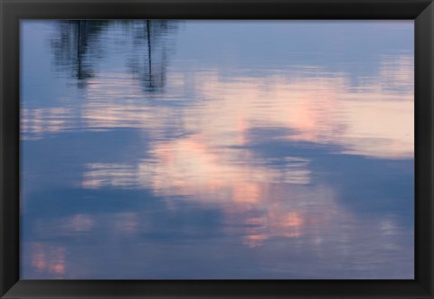 Framed Lake Winnepesauke, Moultonboro Neck, Moultonboro, New Hampshire Print