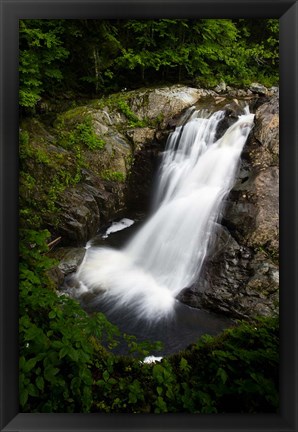 Framed Garfield Waterfalls Pittsburg New Hampshire Print