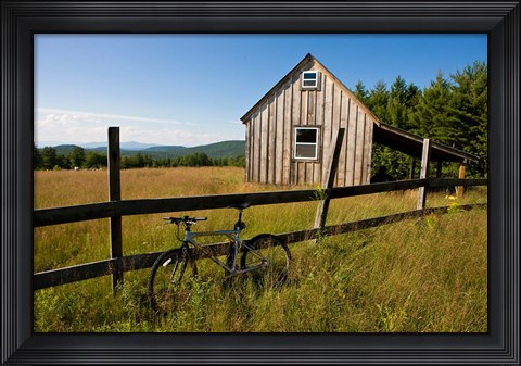 Framed Birch Hill, New Durham, New Hampshire Print