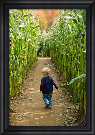 Framed Moulton Farm, Meredith, New Hampshire Print