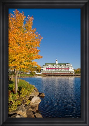 Framed Bay Point, Mill Falls, New Hampshire Print