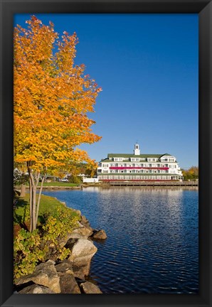 Framed Bay Point, Mill Falls, New Hampshire Print