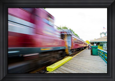 Framed Scenic railroad, Laconia, New Hampshire Print