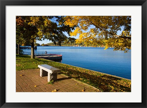 Framed Alton Bay, New Hampshire Print