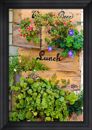 Framed Street Scene in Wolfeboro, New Hampshire Print