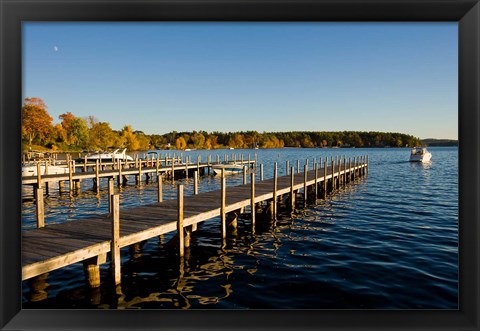 Framed Lake Winnipesauke, Wolfeboro, New Hampshire Print