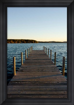 Framed Lake Winnipesauke, New Hampshire Print