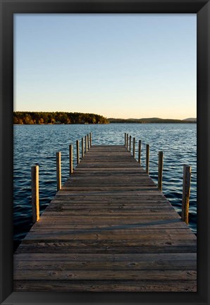 Framed Lake Winnipesauke, New Hampshire Print