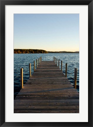 Framed Lake Winnipesauke, New Hampshire Print