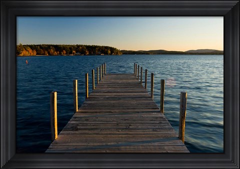 Framed View of  a Lake, New Hampshire Print