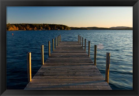 Framed View of  a Lake, New Hampshire Print