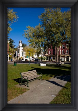 Framed Downtown Whitefield, New Hampshire Print