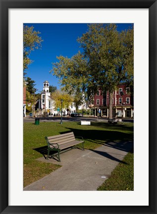 Framed Downtown Whitefield, New Hampshire Print