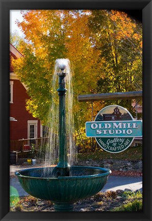 Framed Old Mill Art Gallery, Whitefield, New Hampshire Print